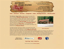 Tablet Screenshot of ekstromstagestation.com